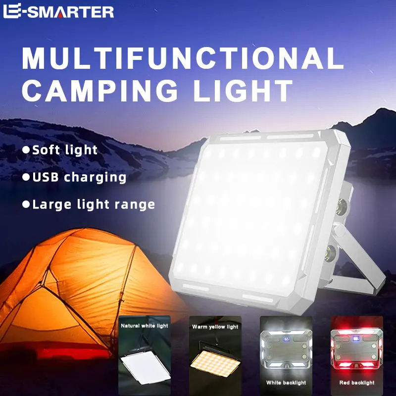 Outdoor Power Lights - Светодиодный светильник для палатки для кемпинга,