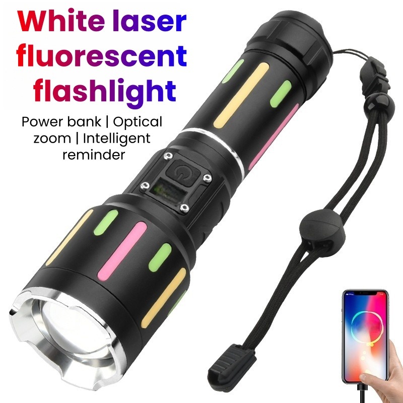 Outdoor Power Lights - Мощный фонарь с белым светом, перезаряжаемый,