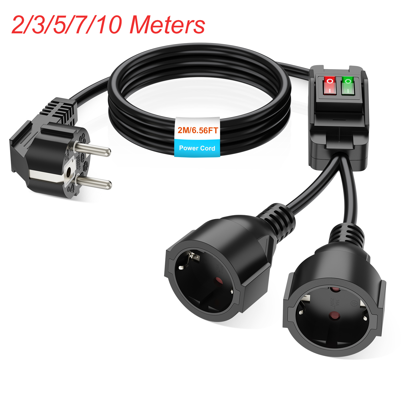 Outdoor Power Outlet Extension - Удлинитель с вилкой европейского стандарта и