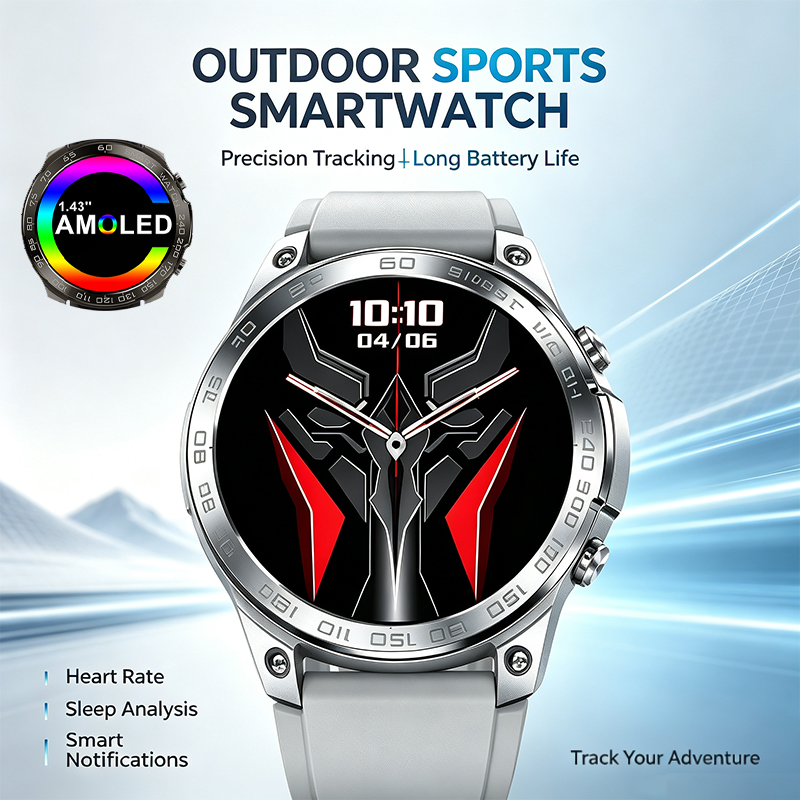 Outdoor Power Hours - НОВЫЕ умные часы AMOLED для мужчин,