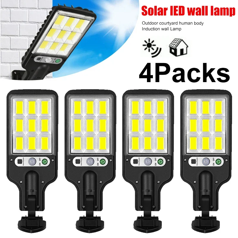 Outdoor Power Lights - Мощный светодиодный солнечный уличный настенный светильник