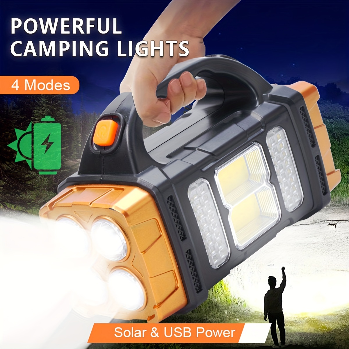 Outdoor Power Equipment - Новый усовершенствованный перезаряжаемый мощный солнечный светодиодный