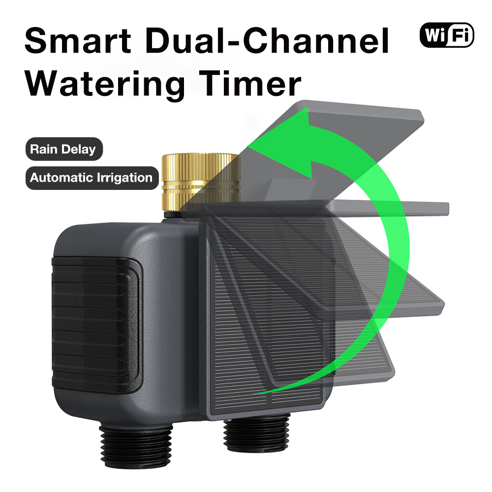 Power Zone Outdoor Timer - Солнечная система автоматического полива с Wi-Fi,