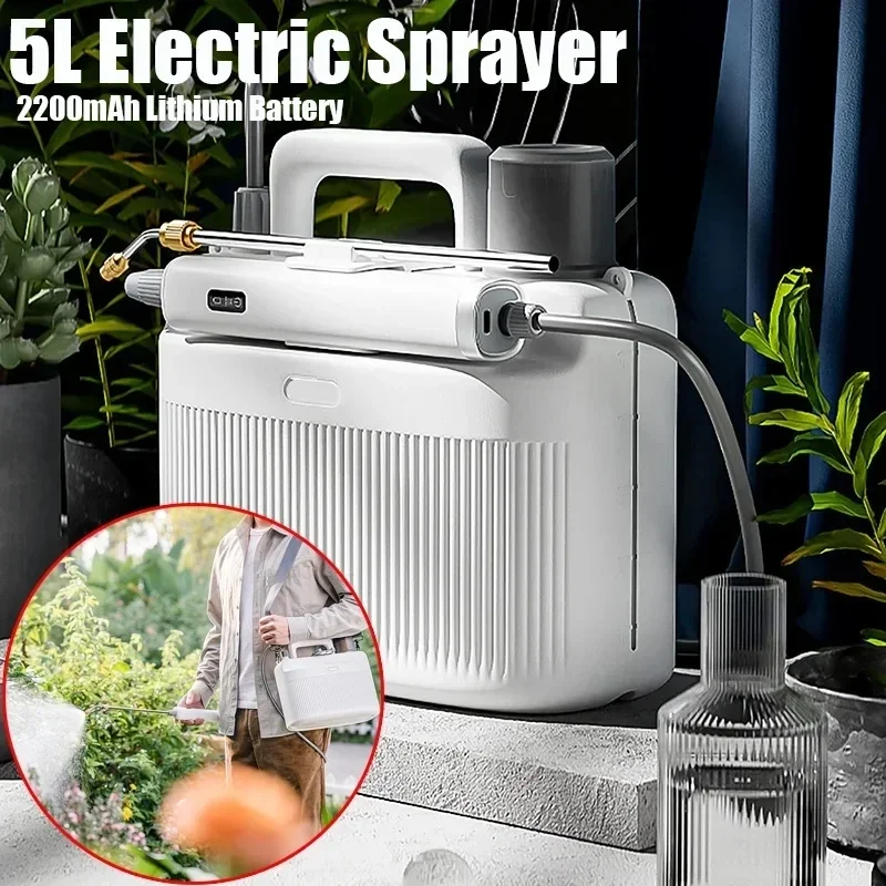 Electric Sprayer Backpack - 5л садовый электрический опрыскиватель пестицидов спрей