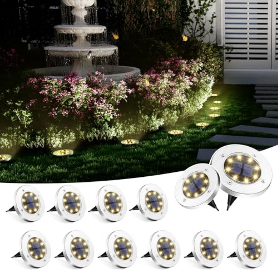 Outdoor Power Lights - Солнечные садовые светильники, уличные водонепроницаемые светильники