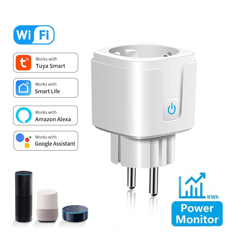 Outdoor Power Hub - Умная розетка Tuya EU 16A AC100-240V