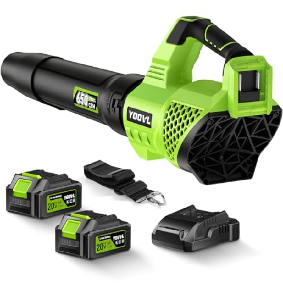 Leaf Blower Cordless - Беспроводная воздуходувка для листьев 650 CFM,