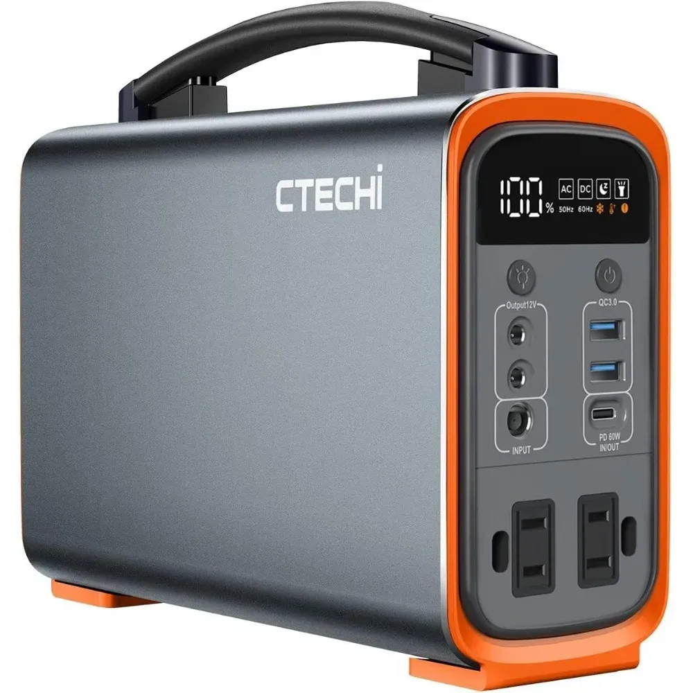 Outdoor Power Station - Портативная электростанция Lifepo4 320 Втч, солнечные