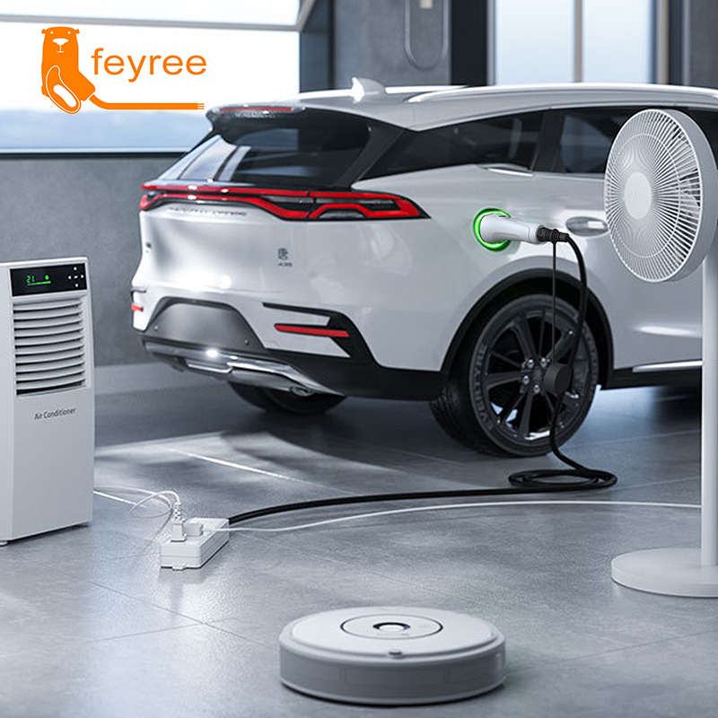 Кабель Feyree V2L для электром – обзор и цена Outdoor Power Station