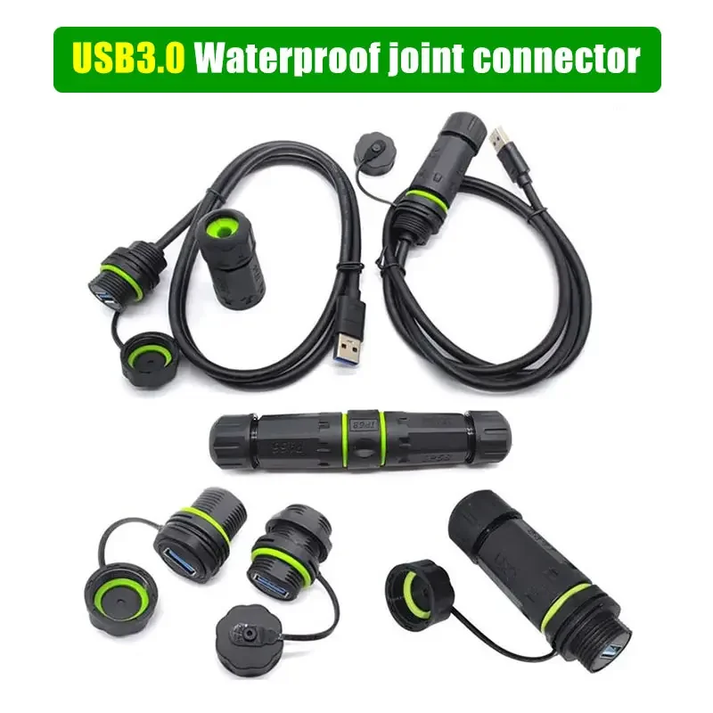 IP68 USB 3.0 Панельный разъем  – обзор и цена Outdoor Power Outlet Extension