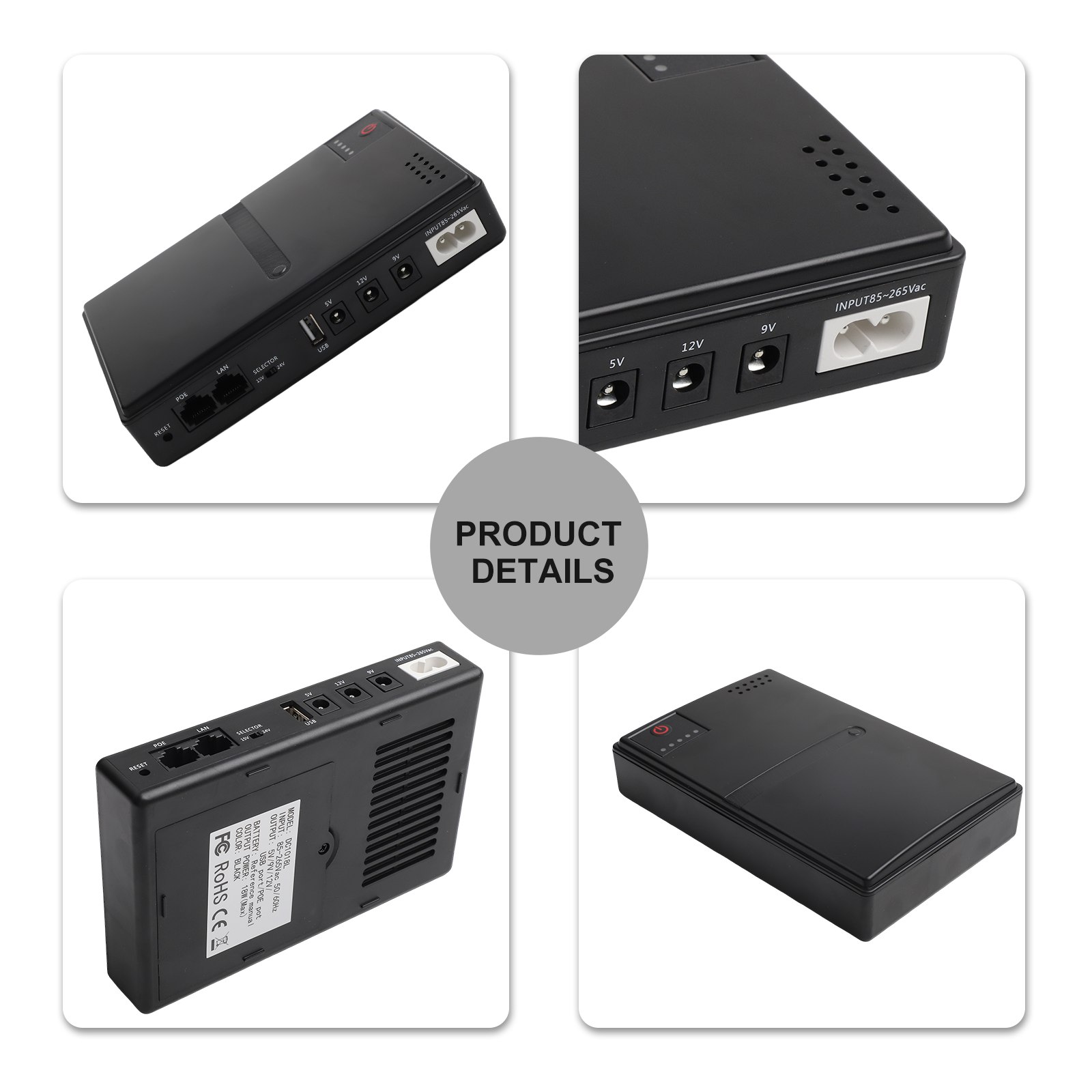 ИБП 1018L 5В 9В 12В для роутер – обзор и цена Ups Power Supply Outdoor