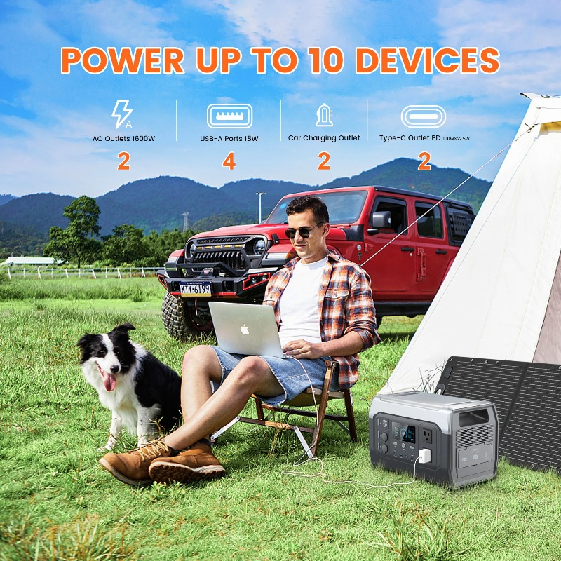 【Хит продаж】 Портативная солне – обзор и цена Outdoor Power Station