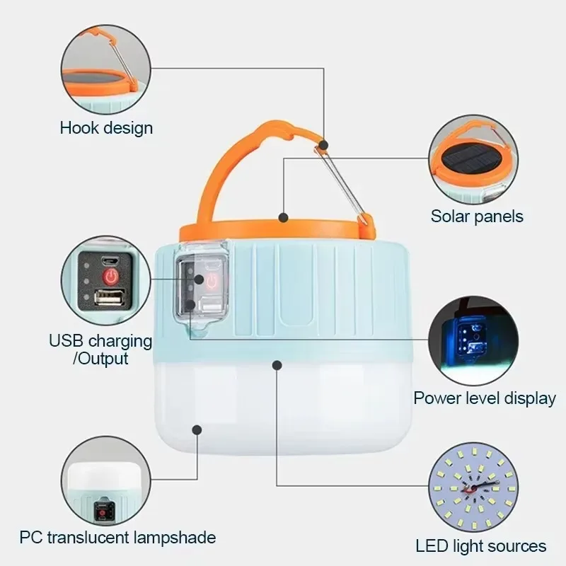 Солнечный фонарь для кемпинга, – обзор и цена Outdoor Power Lights