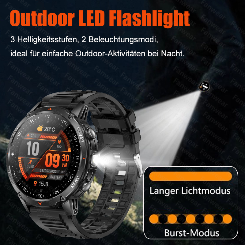 Новые военные умные часы Fanwe – обзор и цена Outdoor Power Hours