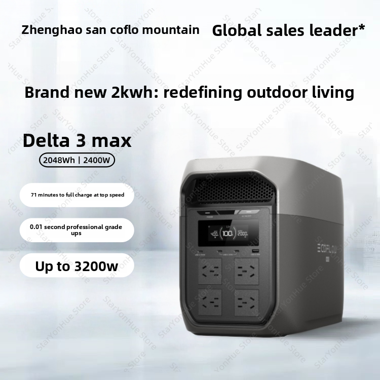 ECOFLOW DELTA3 Max — новая пор – обзор и цена Outdoor Power Source