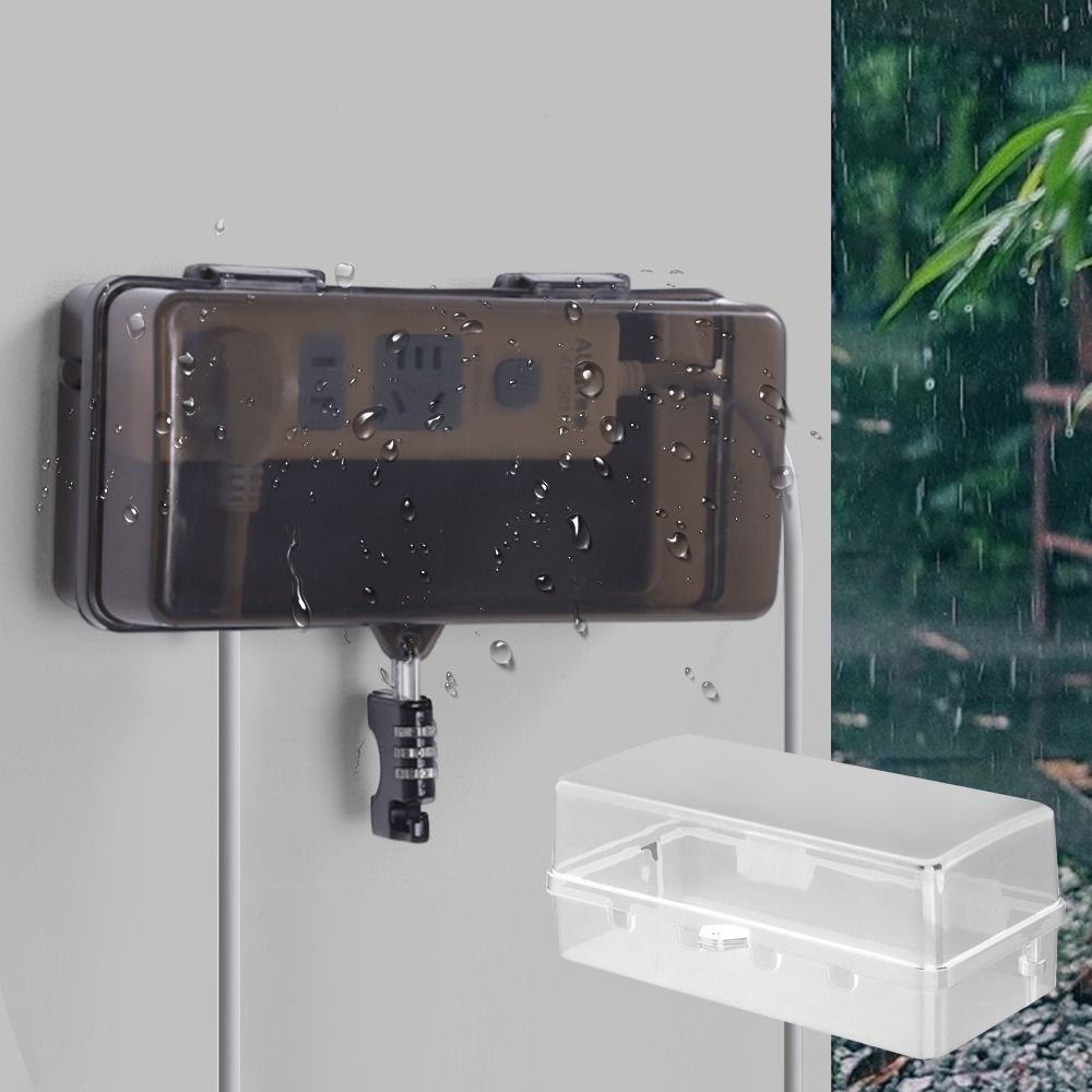 Прочный пластиковый защитный к – обзор и цена Outdoor Power Outlet Extension