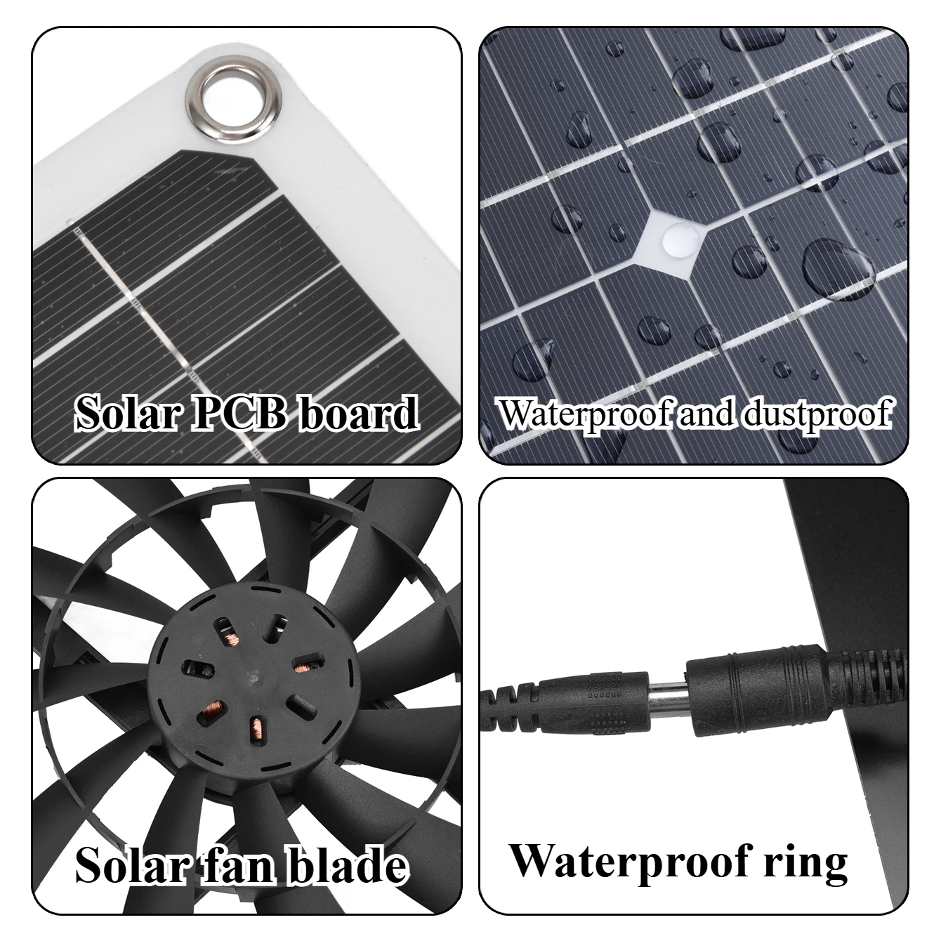 Комплект солнечного вытяжного  – обзор и цена Outdoor Power Vent