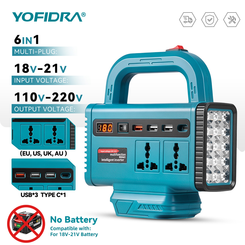 Портативный инвертор YOFIDRA 2 – обзор и цена Outdoor Power Hub