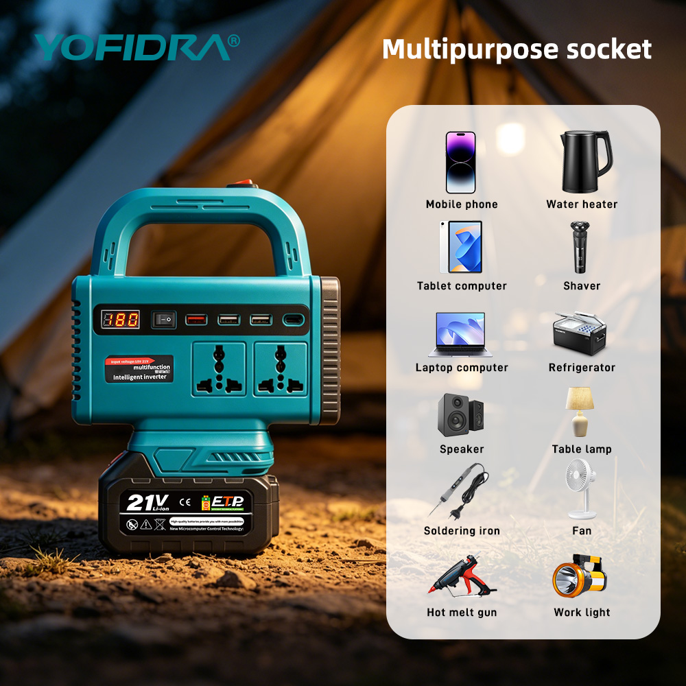 Портативный инвертор YOFIDRA 2 – обзор и цена Outdoor Power Hub