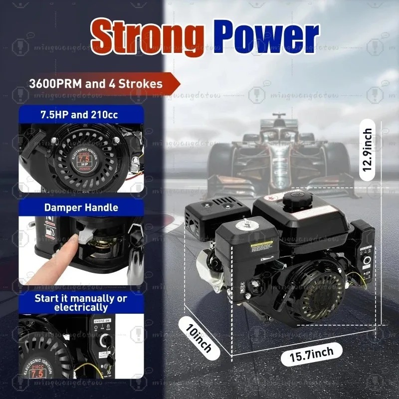 Бензиновый двигатель 4-тактный – обзор и цена Log Splitter Electric