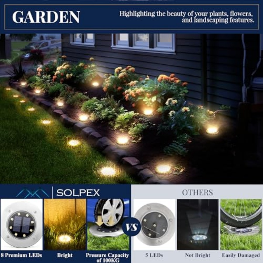 Солнечные садовые светильники, – обзор и цена Outdoor Power Lights